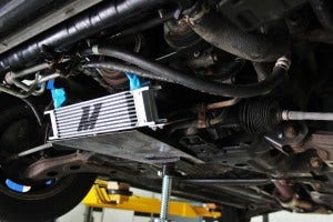 Miata oil cooler mock-up
