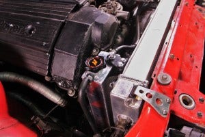 Mishimoto expansion tank installed