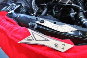 Mounting bracket templates