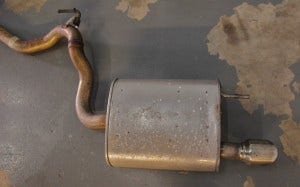 Stock EcoBoost muffler
