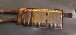 Stock EcoBoost resonator