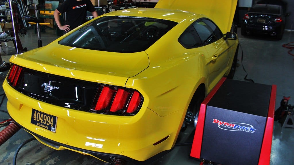 Preparing for EcoBoost downpipe testing