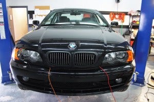 BMW E46 fan shroud data collection 