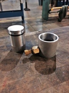 2015 Mustang strut tower brace testing setup