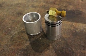 2015 Mustang strut tower brace testing setup