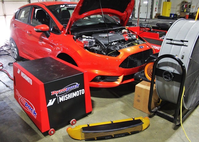 Ford Fiesta ST intercooler dyno testing