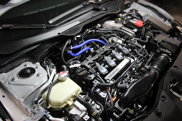 Final install shot of the catch can