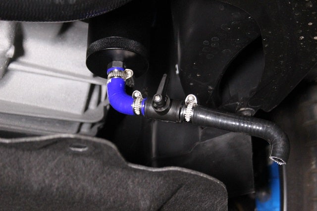 Focus RS catch can kit installed