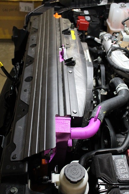 Titan XD radiator prototype installed