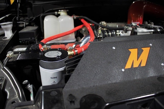 Titan XD coolant filtration kit installed