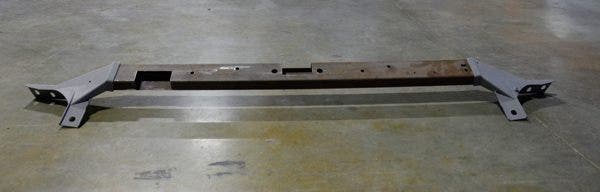 We used the 3D-printed anchor points and a steel bar to replicate our design and test on the truck.