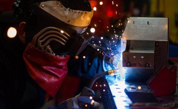 Our director of innovation, Eric, filled in for our fabricator the other week to tack the sections of the new airbox design into place.