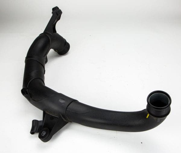 The MK7's hot-side pipe is made up almost entirely of plastic. This construction is perfect for mass production, but again limits the potential of your turbocharged Golf or Audi