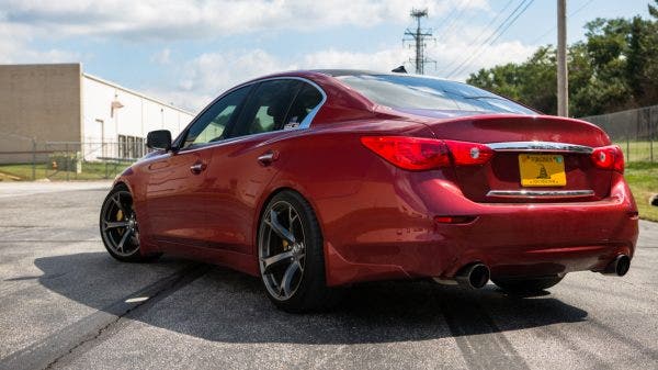 In other markets, the Q50 carries the notorious Skyline nomenclature, and where it's not quite on the level of the GT-R, it can certainly hold its own.